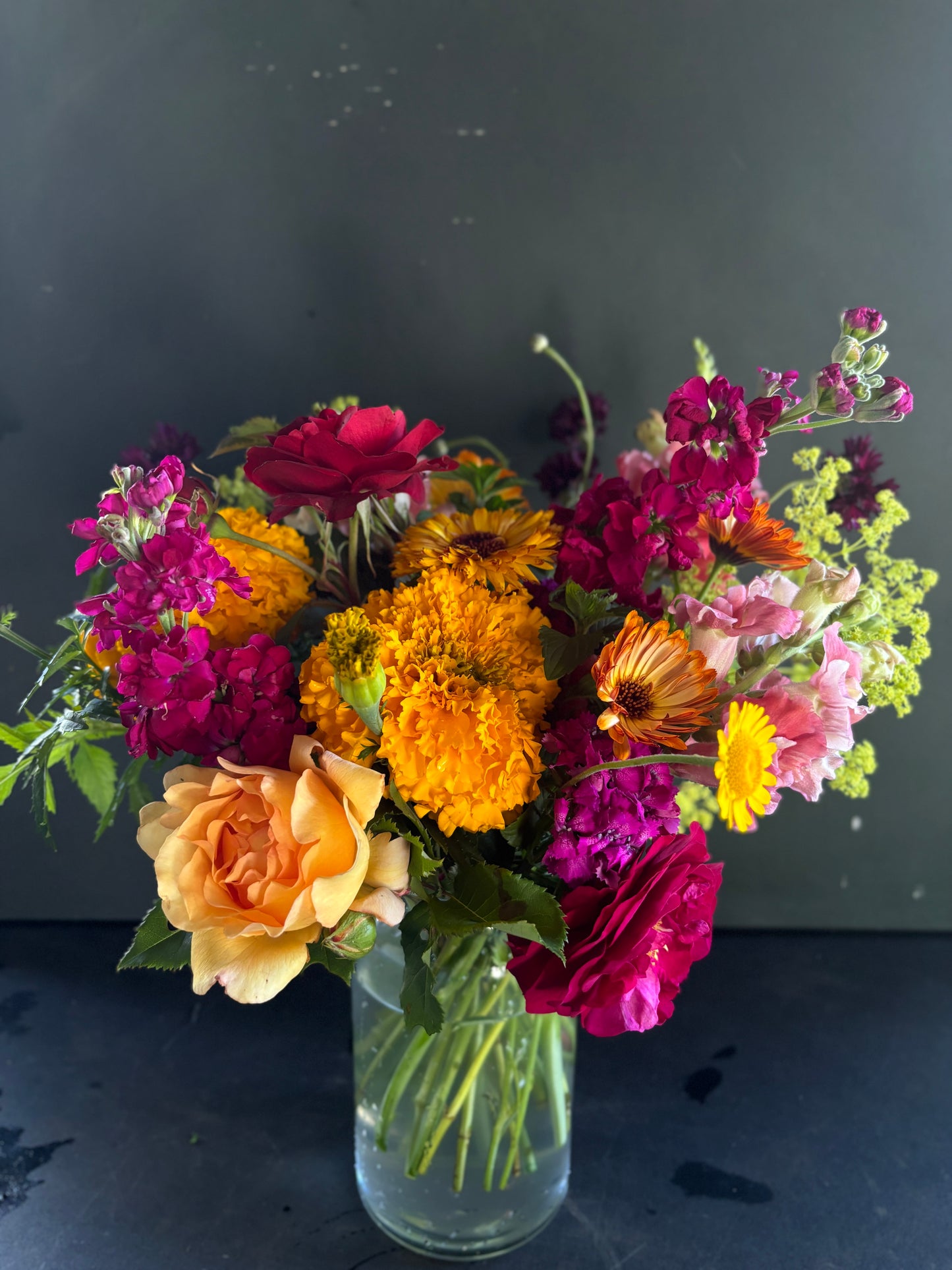 Fresh seasonal arrangement